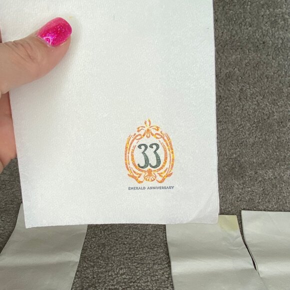 Disney Club 33 Exclusive Napkins Lot of 4 Disneyland Club Thirty Three - Picture 2 of 5